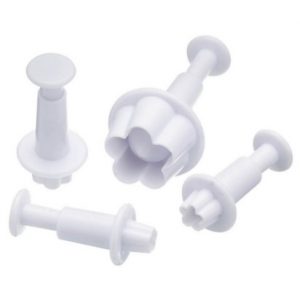 Blossom Plunger 4 Piece Fondant Cutter Set