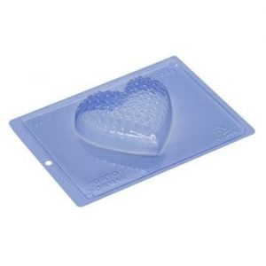 Matelassé Heart Chocolate Mold