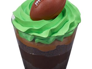 3D Football Cupcake Rings 12 Count