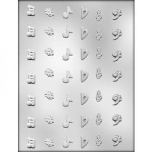 Music Notes Chocolate Candy Mold