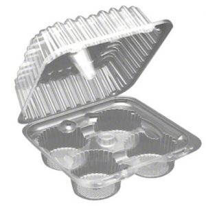 Cupcake Hinged Tray Holds 4