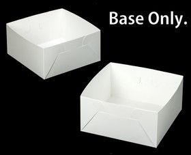 12in. Cake Box Base Only White