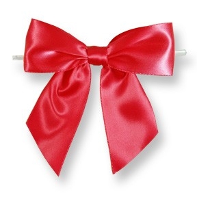 Xlarge Bow W/Tie Red 5 Pcs