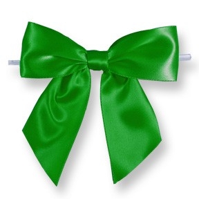 Xlarge Bow W/Tie Green 5 Pcs