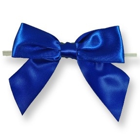 Xlarge Bow W/Tie R.Blue 5 Pcs