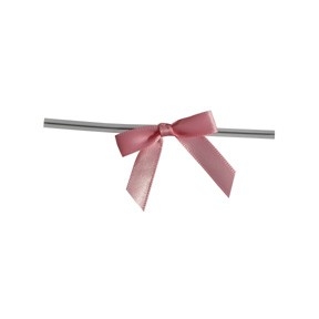 Twisties Light Pink Bows 25 Pcs