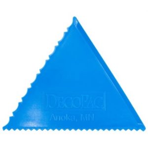 Decorating Comb triangle Blue