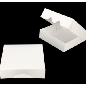 Pie Box White 10x10x2.5″