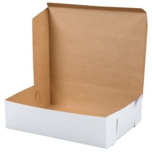 Cake Box White 14x10x4″