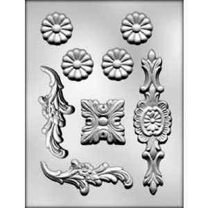 Chocolate Candy Mold Baroque #2