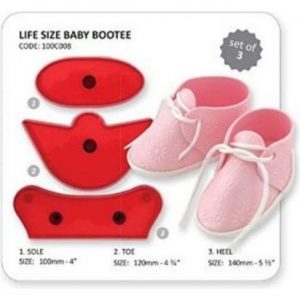 Life Size Babby Bootee 3 pcs