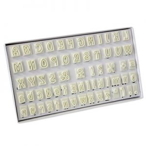 Alphabet Cutter Set 64 Pieces
