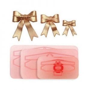 Small Bows Fondant Cutter 3 Pieces