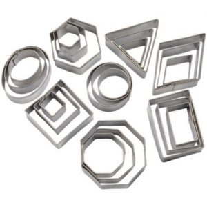Cookie Cutter Geometric Shapes