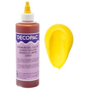 Decopac Gel 8oz Lemon Yellow