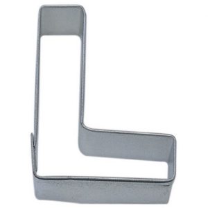 Cookie Cutter Letter L 3″