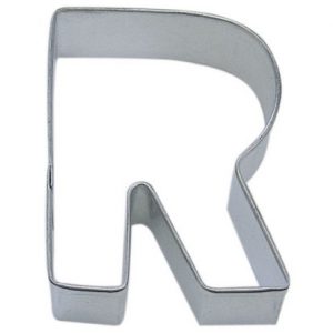 Cookie Cutter Letter R 3″