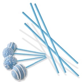 6" candy sticks blue 50pk