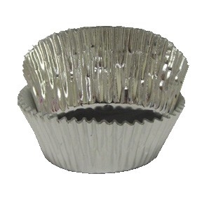 Baking Cups 1-3/8″ Silver 50ct