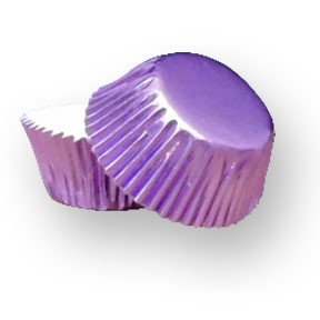 Baking Cups 1.25″ Purple Foil 50pc