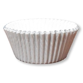 Baking Cups 2″ Whie Foil 50pcs