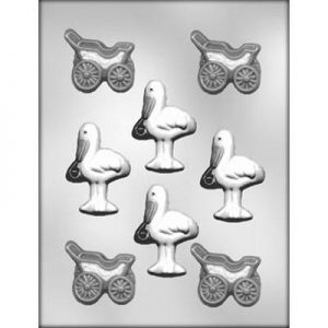 STORKS & BUGGYS Chocolate Candy Mold