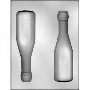 Chocolate Candy Mold Champagne Bottle 3d