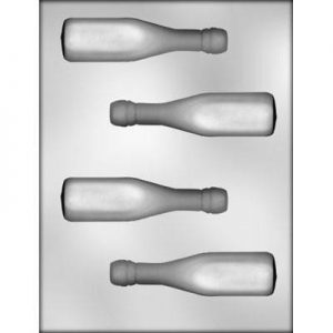 Chocolate Candy Mold Champagne Bottle 4 Cavity