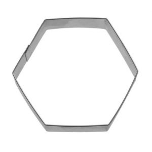 Cookie Cutter Hexagon 3″