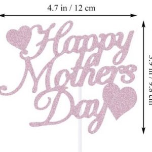 Mother’s Day Pink Cake Topper