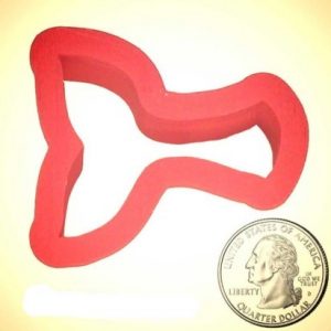 Cookie Cutter Mermaid Tail 2″