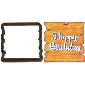 Cookie Cutter Wooden Sign 4″