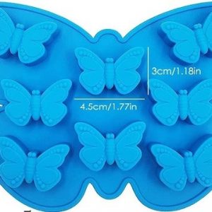 Silicone Mold Butterfly 8 Cavity