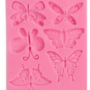 Silicone Mold Butterfly 6 Cavity