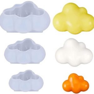 Silicone Mold Clouds 3 pieces