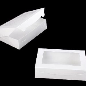 Box White With Window 10x7x2.5″
