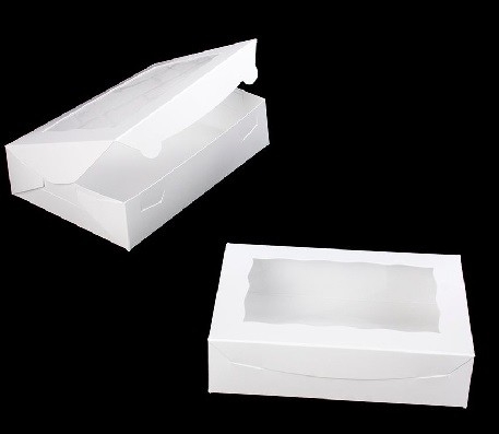 Box White With Window 10x7x2.5″