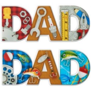 Hobby Dad Lay-on cake topper