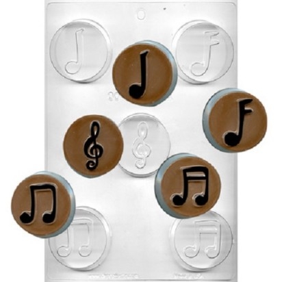 Cookie Mold Round Musical