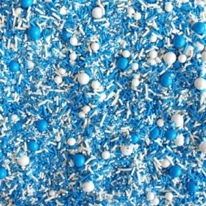 Blue and White Sporty Sprinkles