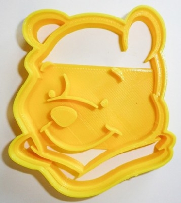 Cookie Cutter Pooh Face 1.75"