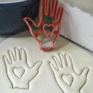 Hand With Heart Cookie Cutter