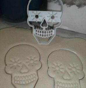 Detailed Skull Cookie Cutter