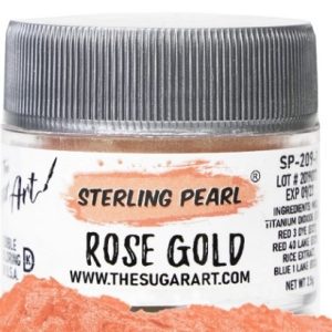 Rose Gold Sterling Pearl