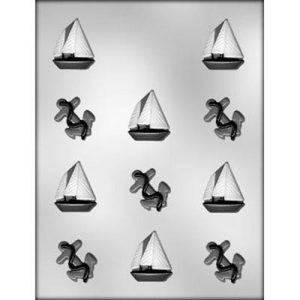 Anchor & Sailboat Chocolate Mold