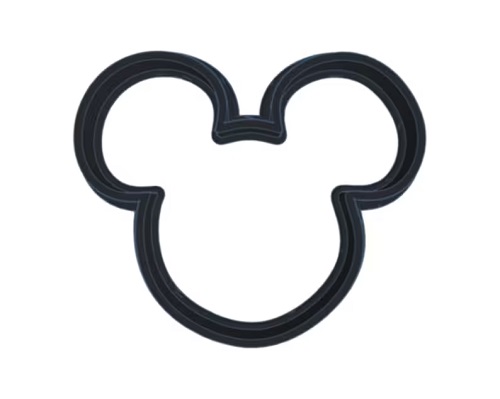 Mickey Mouse Head Cookie Cutter 3.75"