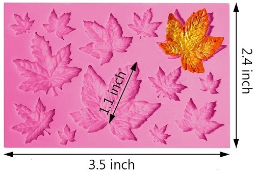 Maple Leaves Silicone Mold 13 Cavity