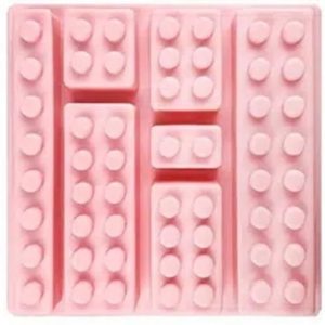 Lego Silicon Mold Pink