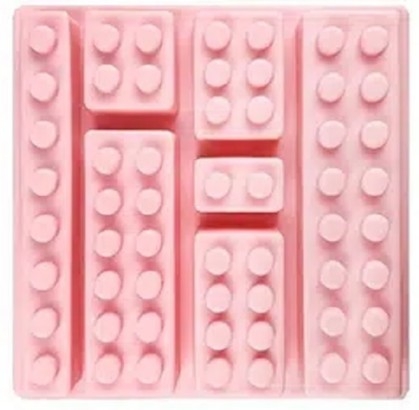 Lego Silicon Mold Pink