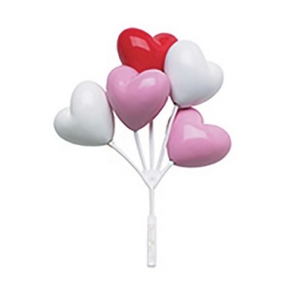 Heart Shaped Balloon Cluster